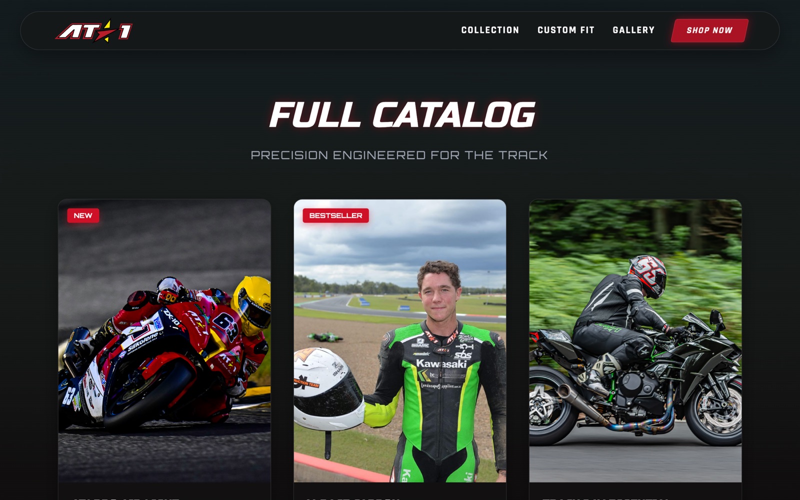 AT1 Pro Race Suits — Collection storefront