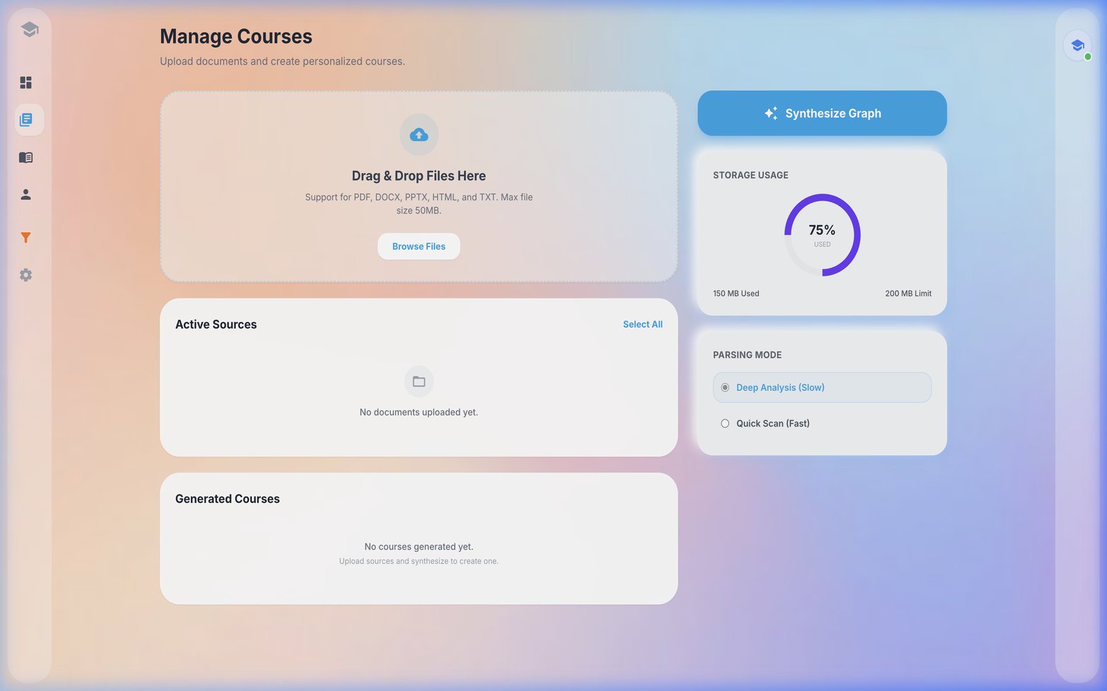 LearnGood — Upload portal — bring your own content